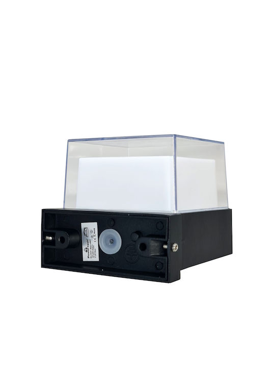 Powertech Wall-Mounted Outdoor Spot Light LED IP65 7W with Natural White Light 10.5x9.5x8.5εκ.