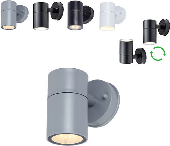 Lucas LED Wall-Mounted Outdoor Lighting Spot Gray Lucas LED Wall-Mounted Outdoor Lighting Spot Gray
