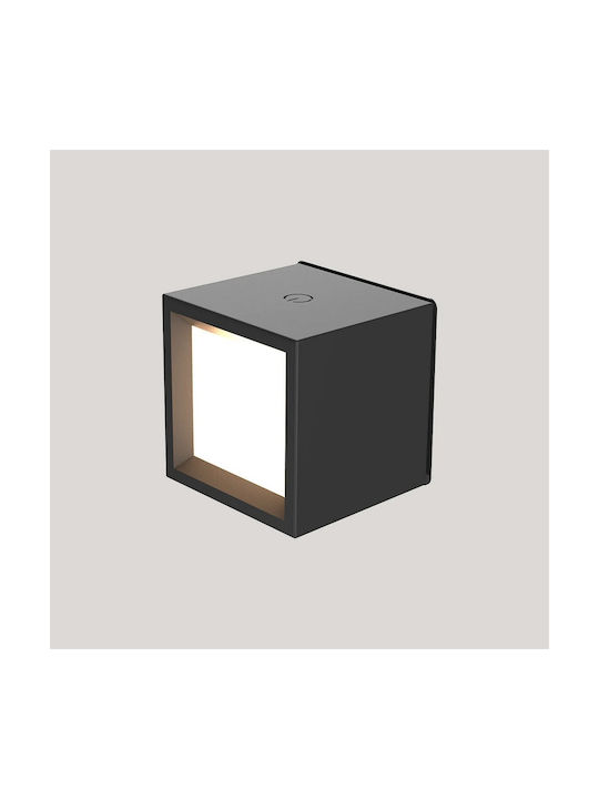 NewGarden Outdoor Floor Lamp with Warm White Light IP54 Black