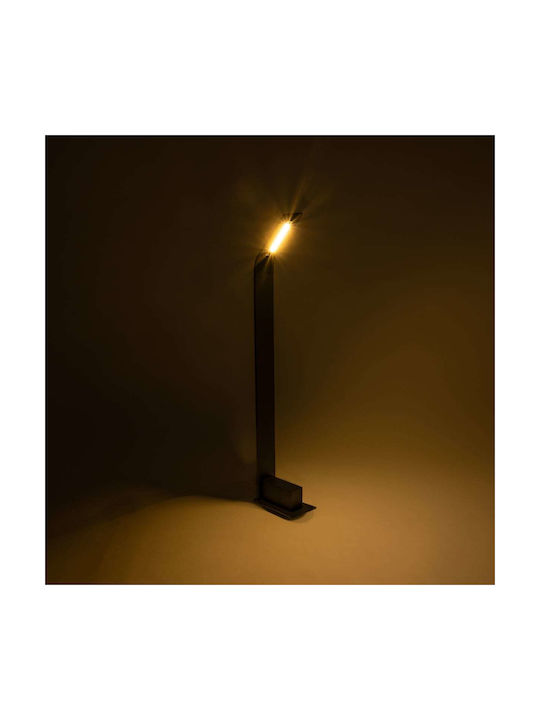 GloboStar GloboStar Außenstehlampen LED 15W mit Warmes Weiß Licht IP65 Schwarz