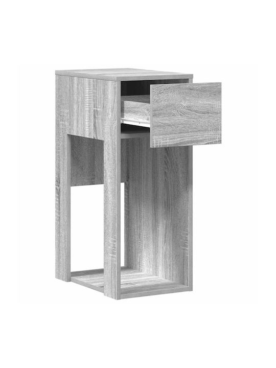 Computer Tower Stand Drawer Grey Sonoma 30x44x74 cm Grey Sonoma 858736