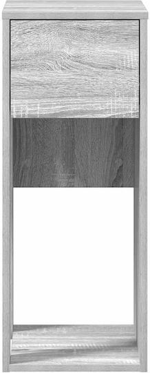 Computer Tower Stand Drawer Grey Sonoma 30x44x74 cm Grey Sonoma 858736
