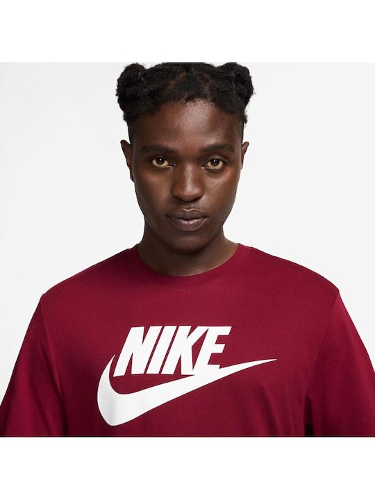 Futura Icon Athletic T-shirt Burgundy