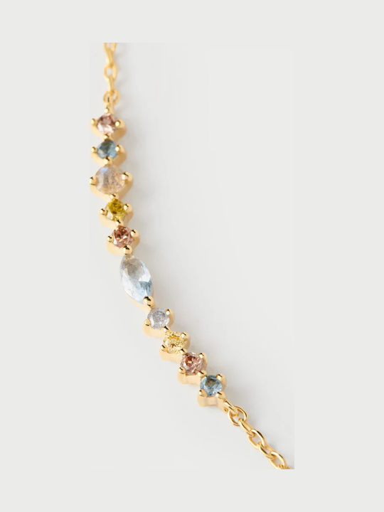 P D Paola from Gold Plated Silver with Zircon