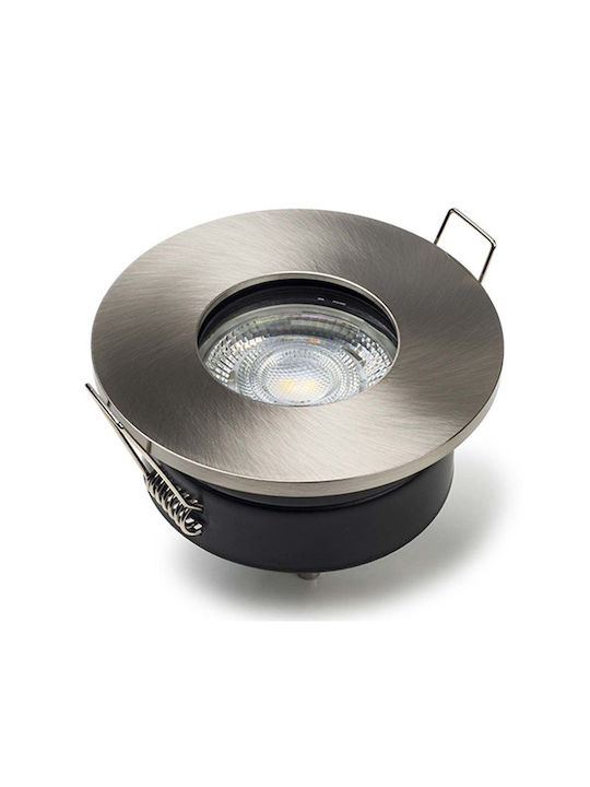 123led Spot Floor Lamp IP65 for GU10 Socket Silver