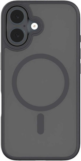 Spacecase Hybrid Magsafe Back Cover Plastic / Silicone Black (iPhone 16)