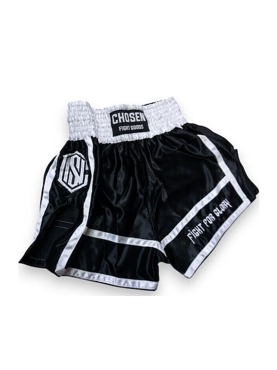 Șorturi Kick Thai Chosen Glory Negre