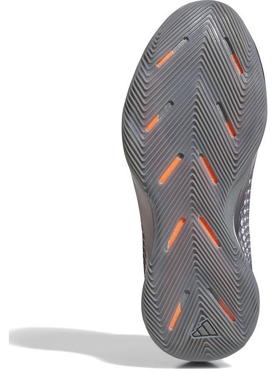 Anthony Edwards 1 Low Χαμηλά Μπασκετικά Παπούτσια Iron Metallic / Core Black / Solar Orange