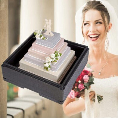 Isolierte Kuchenbox für Hochzeitstorte 35 cm