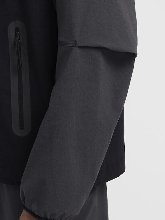 Tech Woven Windrunner Sweatshirt Gray