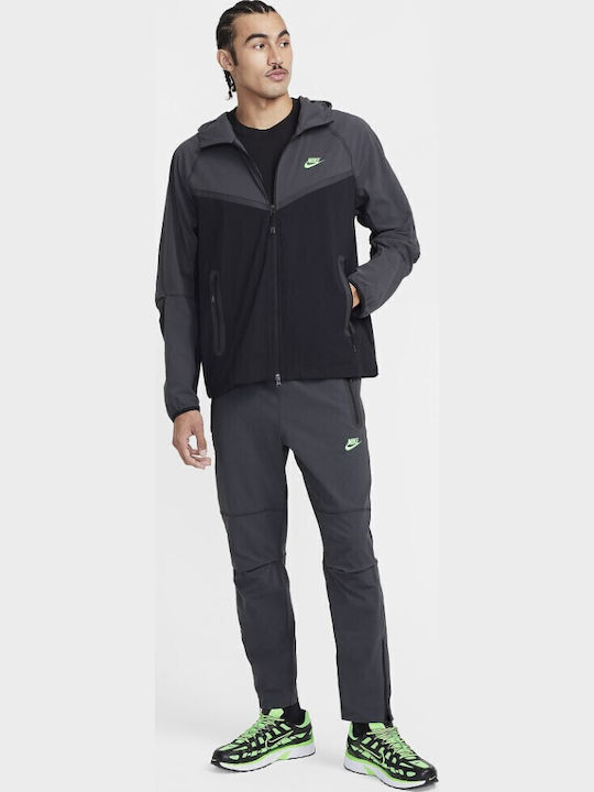 Tech Woven Windrunner Sweatshirt Gray