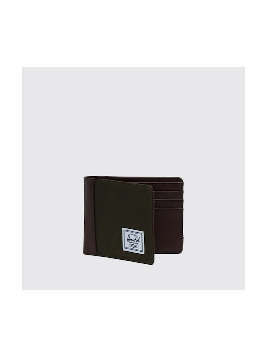 Herschel Hank Men's Wallet with RFID Green