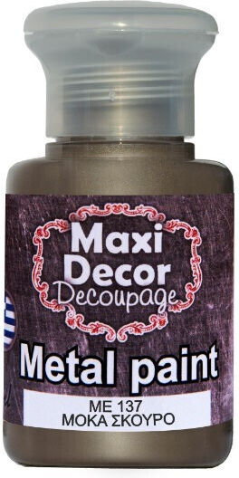 Maxi Decor Металик Декупаж 130ml Me 137 Тъмно Мока
