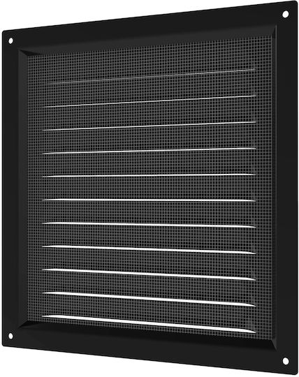 Mmotors Persidă de Ventilație 15x15cm Pătrată cu Plasă de Ventilație