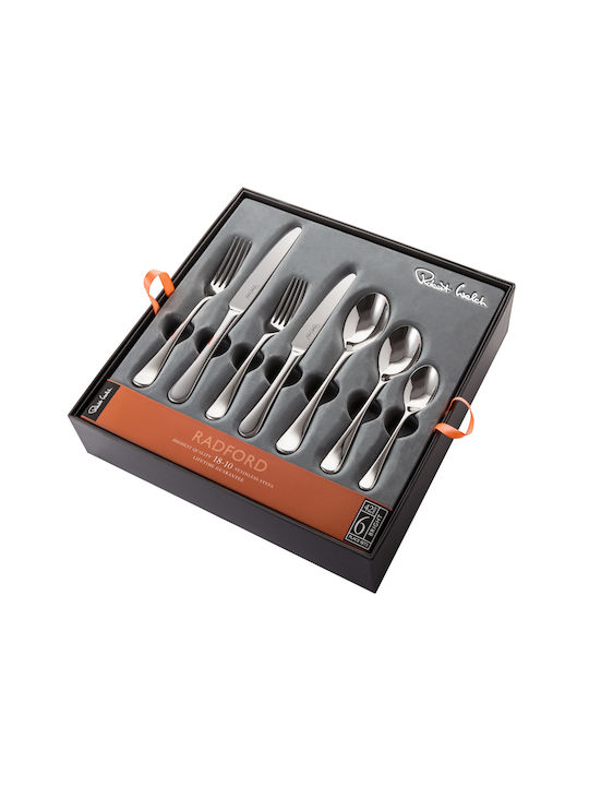 Robert Welch Cutlery Set Stainless Silver 42pcs