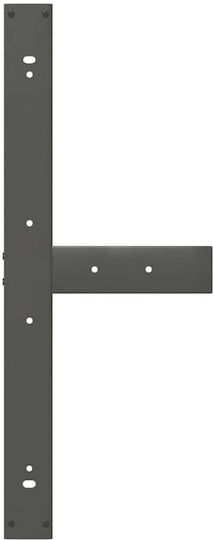 vidaXL Металик Крак На Мебел 2 Бройки Подходящ За Маса / Малка Маса / Офис 90x35x72см Антрацит