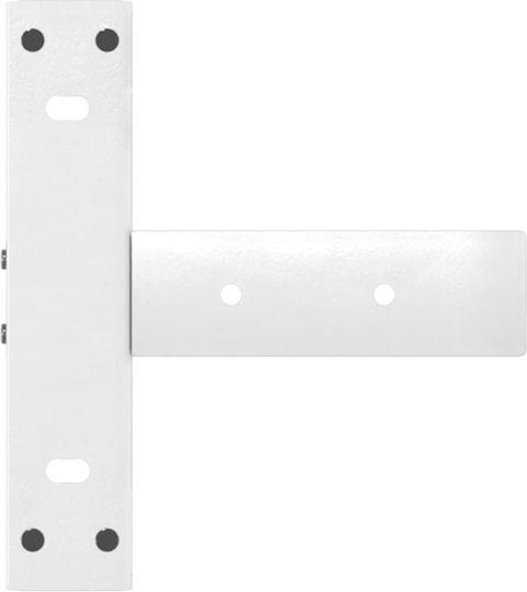vidaXL Металик Крак На Мебел 2 Бройки Подходящ За Маса / Малка Маса / Офис 25x28x72см Бял