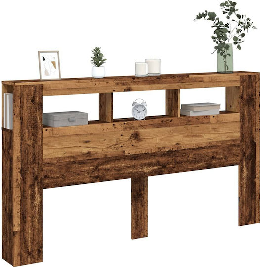 vidaXL Tăblie De Pat Din Lemn Maro 180x103.5cm