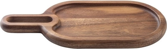 Ξύλινο Πλατό Σερβιρίσματος Χερούλι 7.5cm 23x14x2cm Tablecraft 1 Τεμ