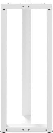 vidaXL Metallic Furniture Leg 2 Pieces Suitable for Table / Coffee Table / Office 40x35x100cm White