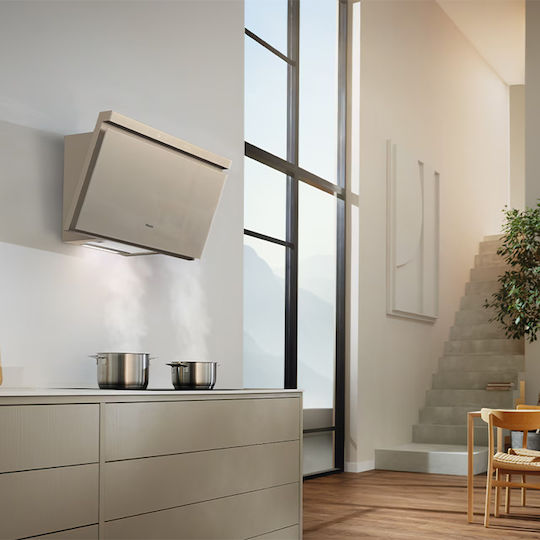 Miele Πτυσσόμενος Απορροφητήρας 90cm Μπεζ