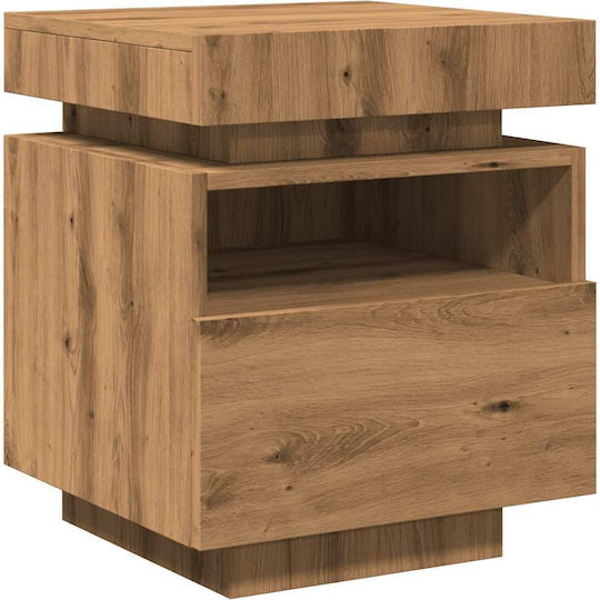 Κομοδίνο Ξύλινο Artisan Oak 40x39x48.5cm