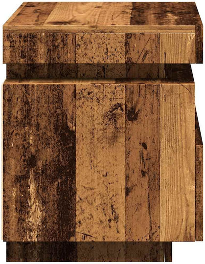Wooden Bedside Tables Vintage Wood 2 Pieces 40x39x48.5cm