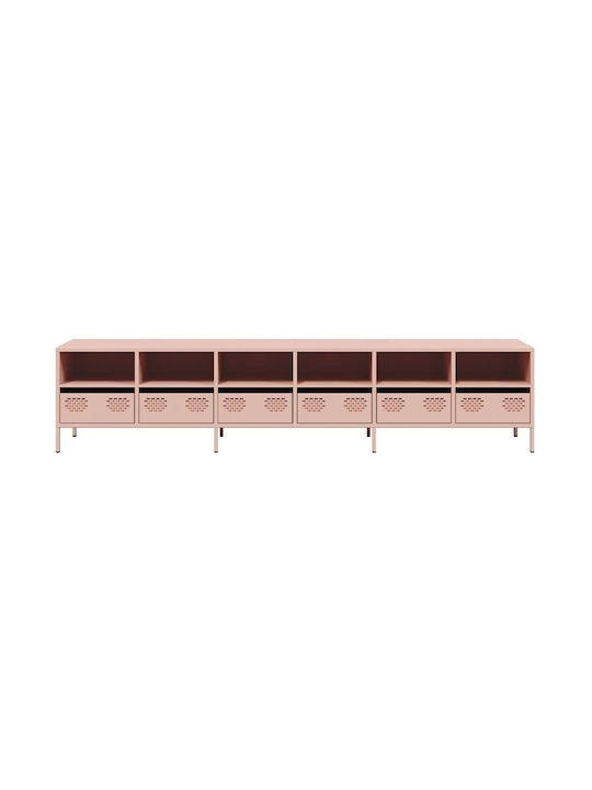 Έπιπλο Τηλεόρασης Μεταλλικό Ροζ Μ202xΠ39xΥ43.5cm 3307156