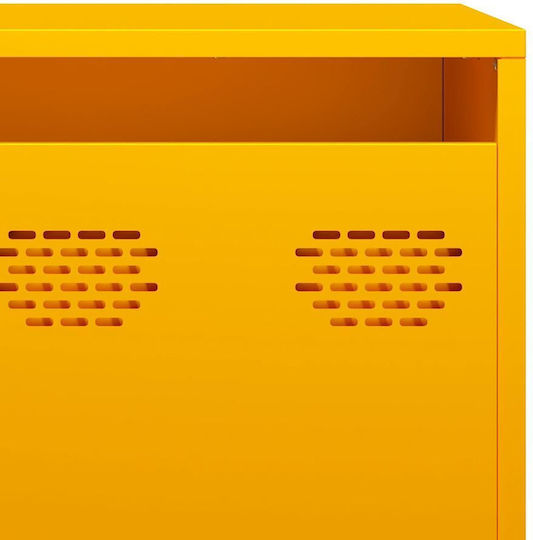 Шкаф за телевизор Метален Mustard Yellow Д202xШ39xВ43.5см