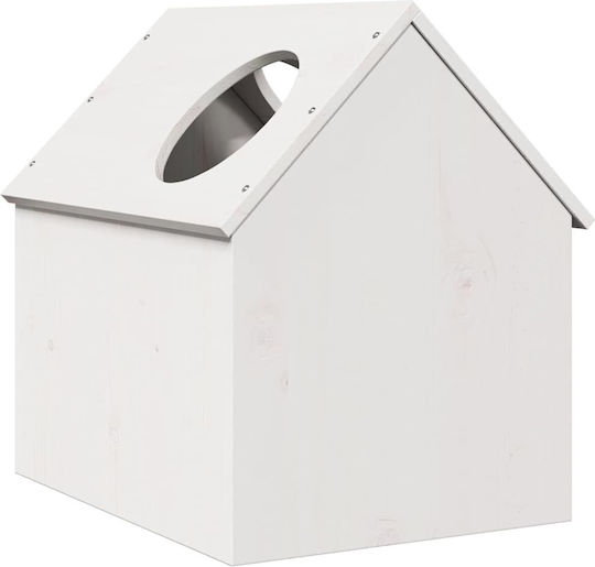 vidaXL Houses Cat White 50x41x50cm