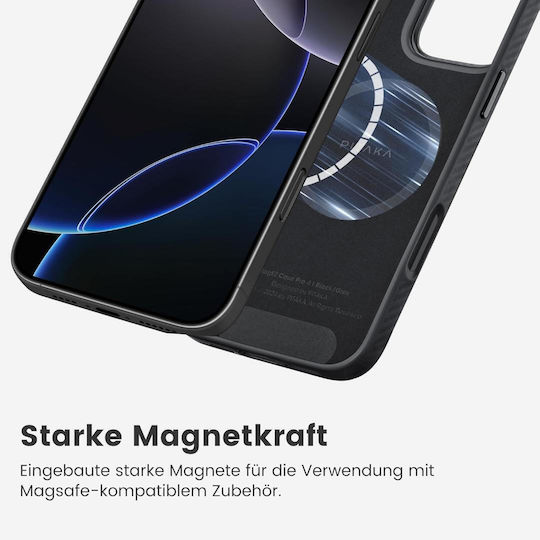 Pitaka Back Cover Δερμάτινο Μαύρο (iPhone 16 Pro)