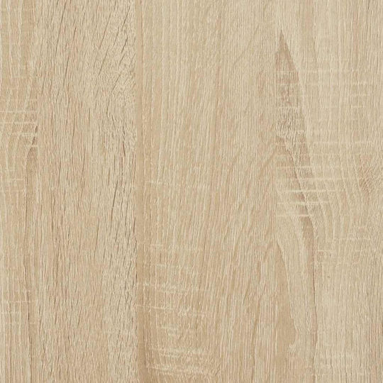 vidaXL Waschtisch mit Waschbecken & Spiegel L42xB18xH39cm Sonoma Oak, Brown