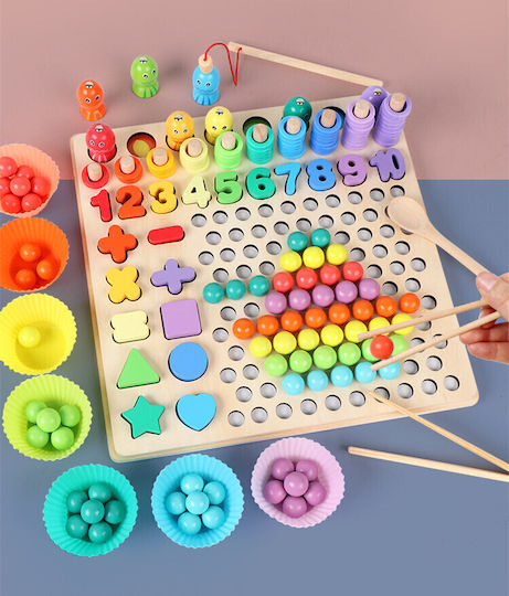 Montessori Εκπαιδευτικό Παιχνίδι Γράμματα & Αριθμοί από Ξύλο