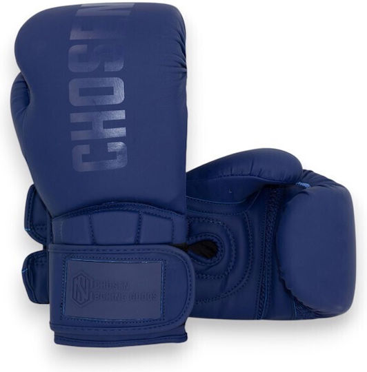 Chosen Boxing Gloves Made Of Synthetic Leather For Competition Blue