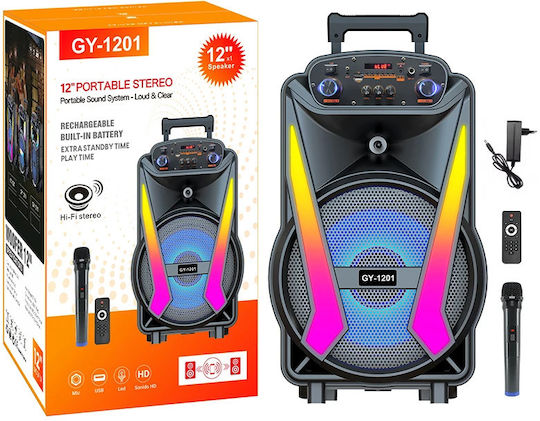 Karaoke Speaker with Wireless Microphone and Lighting Effects GY-1201 116213 Multicolour