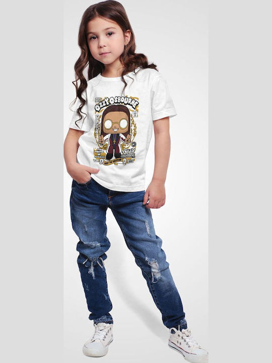 Παιδικό T-shirt White Ozzy Osbourne