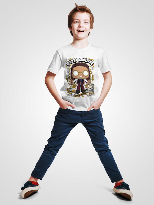 Παιδικό T-shirt White Ozzy Osbourne