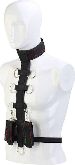 Dream Toys Blaze Collar Body Restraint Neck & Limb Restraint Set in Black Color
