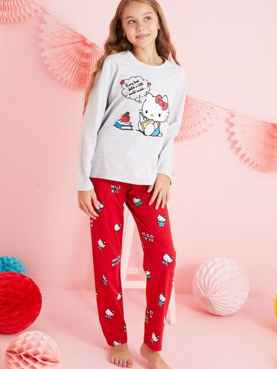 Siyah Inci Kids' Pajamas Winter red