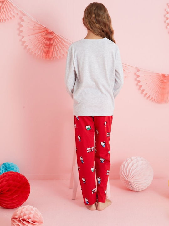 Siyah Inci Kids' Pajamas Winter red