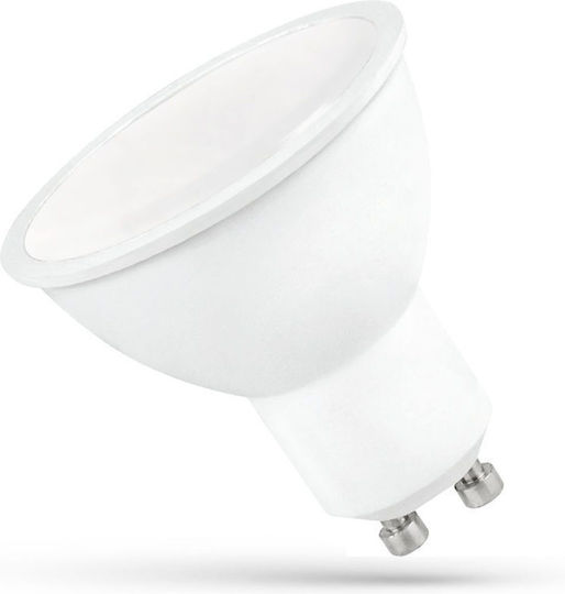 Spectrum Λάμπα LED 6W για Ντουί GU10 και Σχήμα MR16 Φυσικό Λευκό 500lm