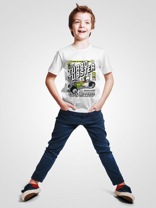 Παιδικό T-shirt White Goofys Turbo Tubster