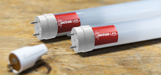 Spectrum LED Bulb 17W Fluorescent Type 120εκ. for Socket G13 and Shape T8 Cool White