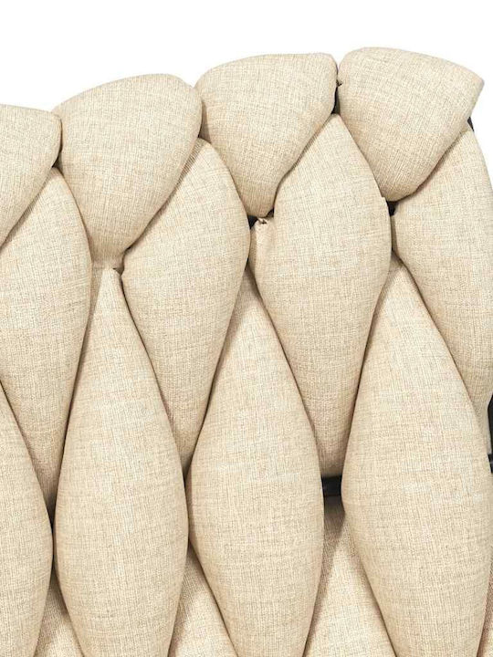 Stuhl in Beige Farbe 66x65x77cm 1Stück
