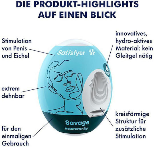 Satisfyer Savage Masturbator Egg Masturbator 1Stück