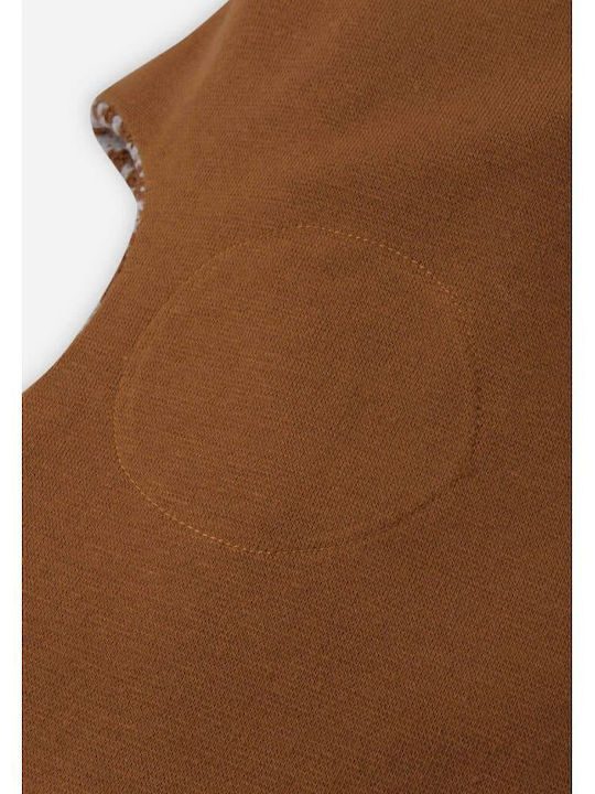 Kids Beanie Knitted Brown