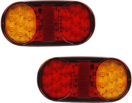 Rolinger Σετ Φώτα Τρέιλερ LED με Βίδες 2τμχ