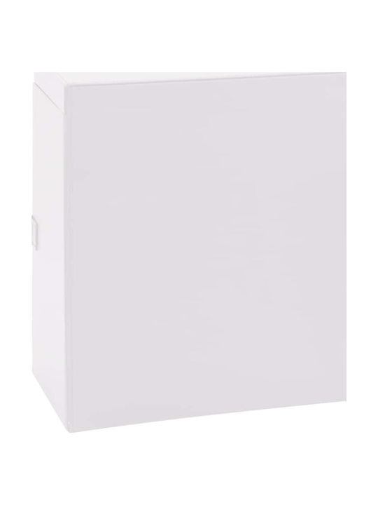 vidaXL Velvet Jewellery Box with White Mirror