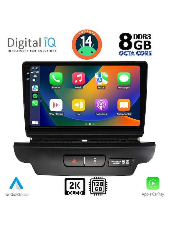 Digital IQ Car Audio System for Kia Ceed / XCeed 2018-2022 (Bluetooth/USB/AUX/WiFi/GPS/Apple-Carplay/Android-Auto) with Touch Screen 9"