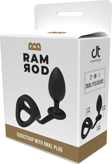 Dream Toys Ρεαλιστικός Δονητής Μαύρος